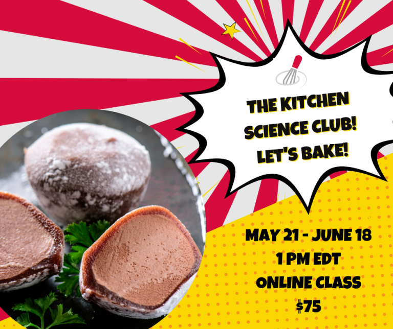 The Kitchen Science Club: Let’s Bake! May 2022